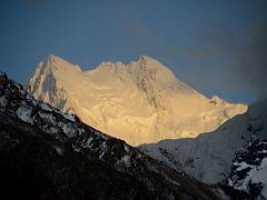 11 Skyang Kangri III Close Up Late Afternoon From K2 North Face Intermediate Base Camp